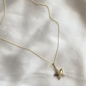 14K STAR KOLYE 