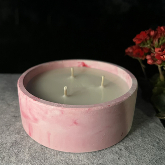 Özel Seri Taş Saksı Mum
