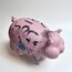  dövmeli piggybank kumbara
