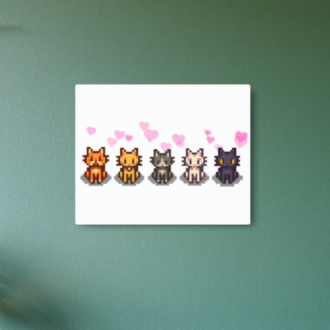Stardew Valley Cats Poster
