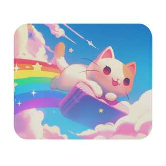 Rainbow Cat Mousepad