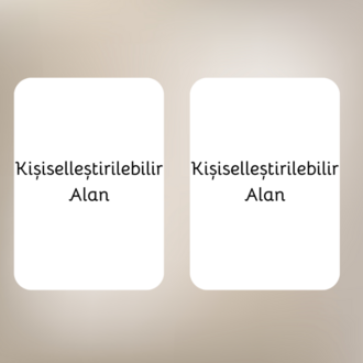 Kişiselleştirilebilir Magnet 2'li