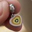 Renkli Kalp Charm