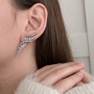 Zirkon Taşlı Model Küpe