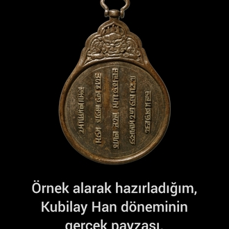 Gümüş Kubilay Han'ın Payzası