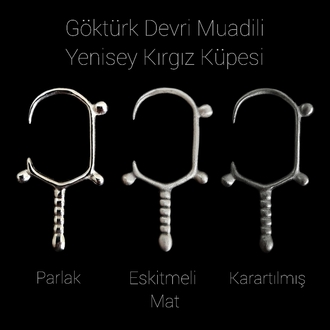 Gümüş Yenisey Kırgız Küpesi