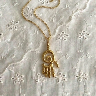 Çelik Spiral El Kolye