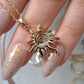 Spiral Güneş Kolye