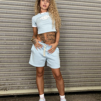Syna World Baby Blue T-Shirt + Shorts