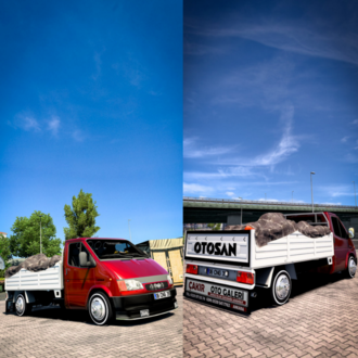 Ford Transit 190 P (ETS2 Oyununda Tek)