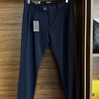 PRADA LACİVERT KUMAŞ PANTOLON
