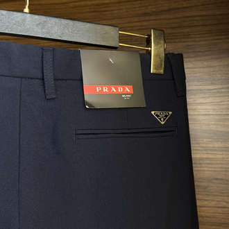 PRADA LACİVERT KUMAŞ PANTOLON