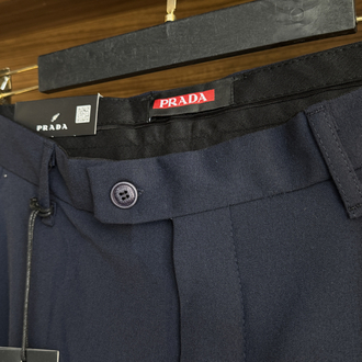 PRADA LACİVERT KUMAŞ PANTOLON