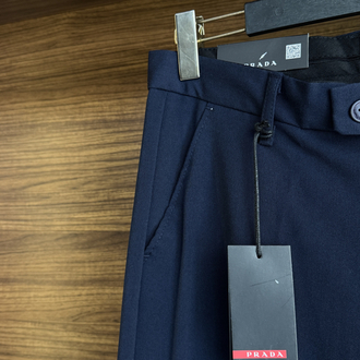 PRADA LACİVERT KUMAŞ PANTOLON