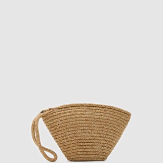 Likya Handmade Hasır Clutch Çanta