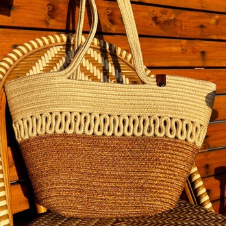 Malvidas Handmade Hasır Omuz Çantası