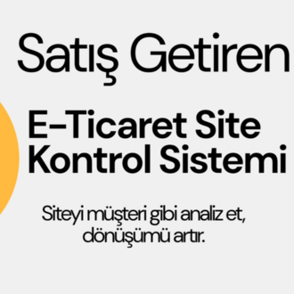E-ticaret site kontrol sistemi