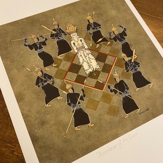 Boundaries of the Queen