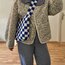Chunky Crossbody Kareli Çanta