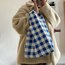 Gingham Torba Çanta - Ön sipariş