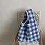 Gingham Torba Çanta - Ön sipariş