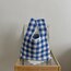 Gingham Torba Çanta - Ön sipariş