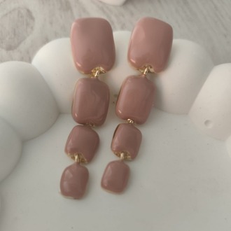 ZAH3- Blush sallantılı küpe