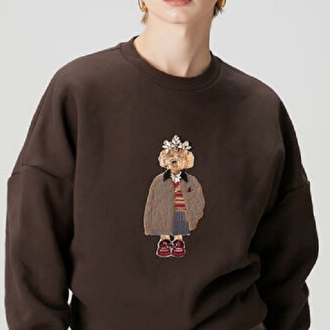 HA1 - Kahverengi Ayıcıklı Marka Sweat