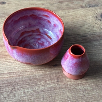 Hibiscus Matcha Set