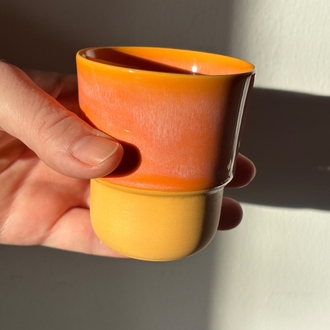 Peach Cream Short Cup