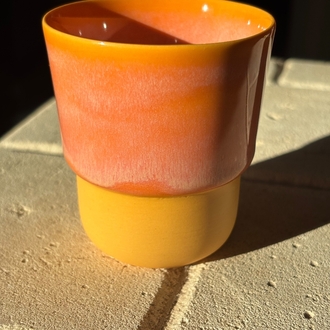 Peach Cream Short Cup