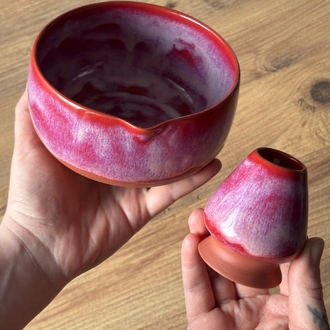 Hibiscus Matcha Set