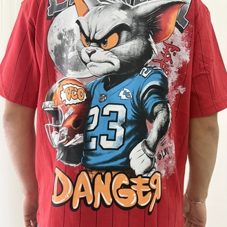 Tom Oversize Kırmızı Tişört