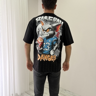 Tom Oversize Siyah Tişört