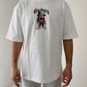 Yosemite Sam Oversize Beyaz Tişört