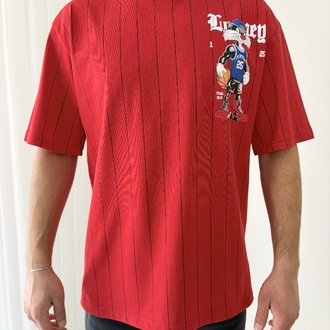Sylvester Oversize Kırmızı Tişört
