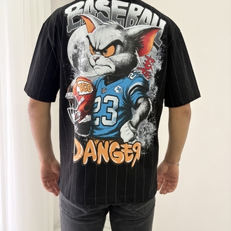 Tom Oversize Siyah Tişört