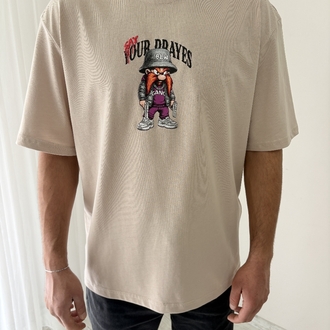 Yosemite Sam Oversize Kahverengi Tişört