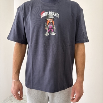 Yosemite Sam Oversize Füme Tişört