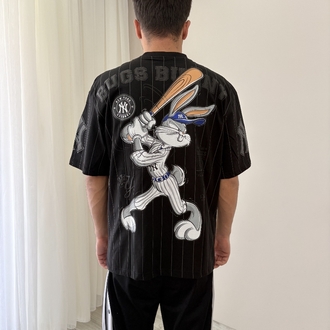 Bugs Bunny Oversize Siyah Tişört