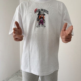 Yosemite Sam Oversize Beyaz Tişört