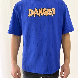 Tom Oversize Saks Rengi Tişört