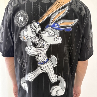 Bugs Bunny Oversize Siyah Tişört