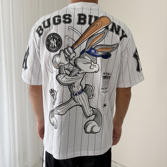 Bugs Bunny Oversize Beyaz Tişört