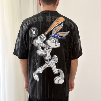 Bugs Bunny Oversize Siyah Tişört