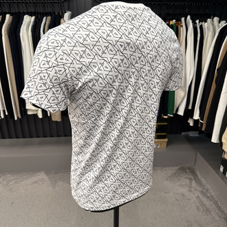 Armanı exchange dijital baskı T-shirt (26604-beyaz)