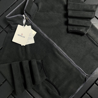 KADIN MONCLER Uzun Fermuarlı POLAR (Gri)-5137-