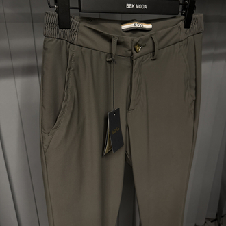 Boss Kırışmayan Kumaş Jogger Pantolon(1088-haki)