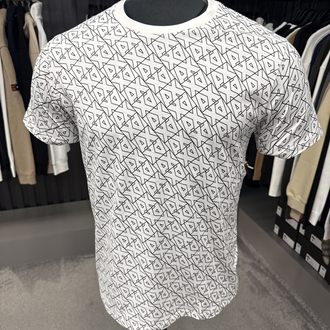Armanı exchange dijital baskı T-shirt (26604-beyaz)