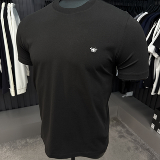 İthal Dior Kırışmayan Kumaş T-shirt (388-Siyah)